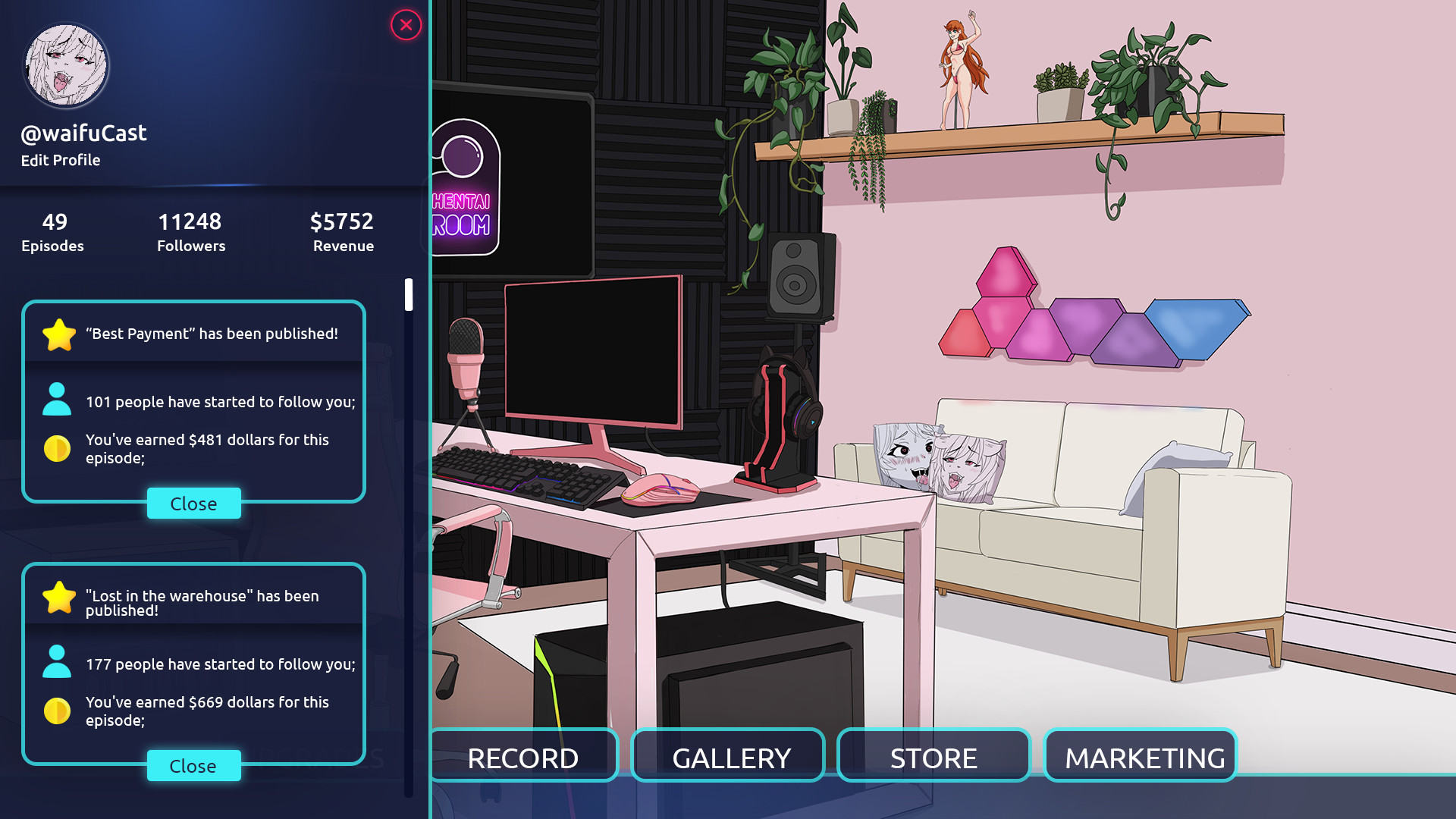 Hentai Cast: Podcast Simulator