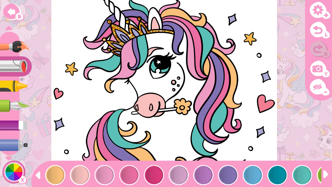 My Cute Unicorns: Coloring Book