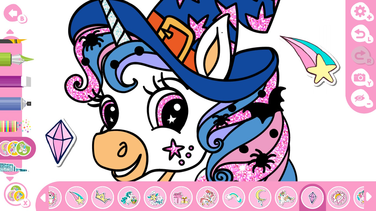My Cute Unicorns: Coloring Book