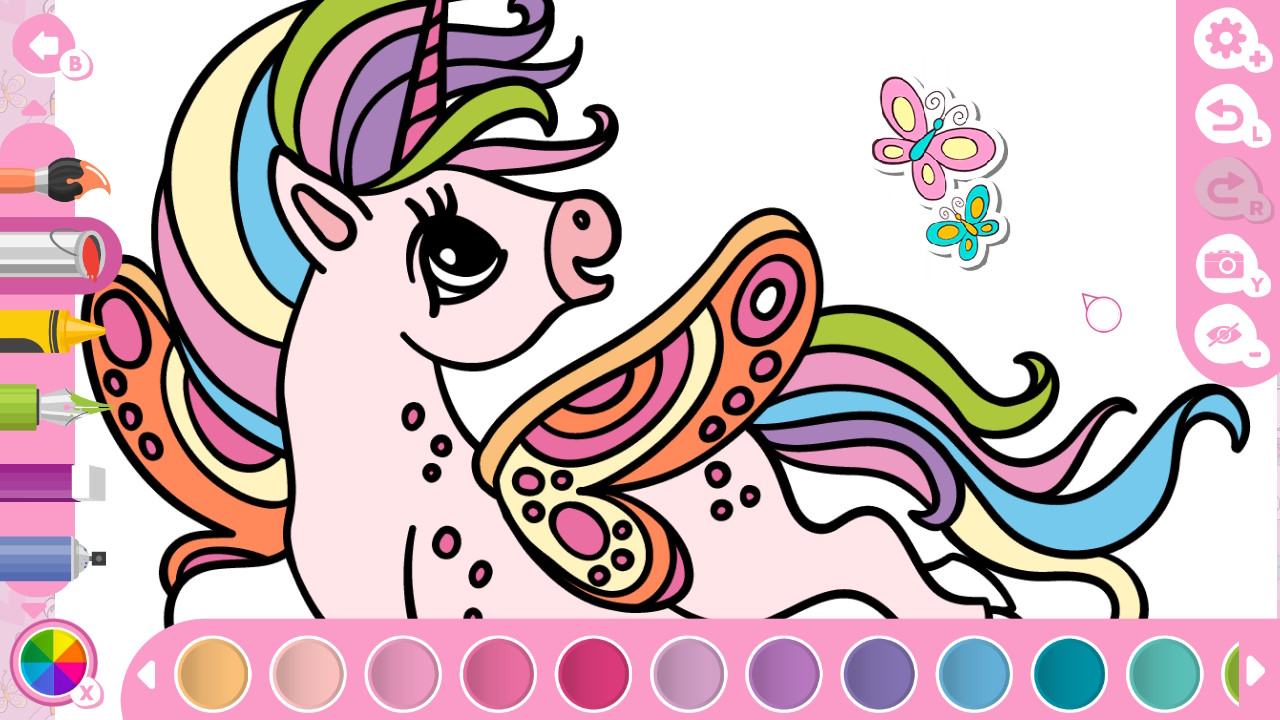 My Cute Unicorns: Coloring Book