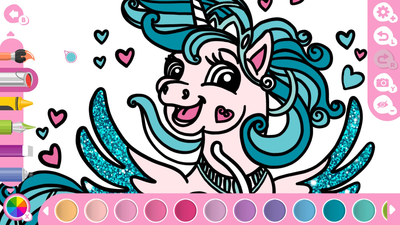 My Cute Unicorns: Coloring Book