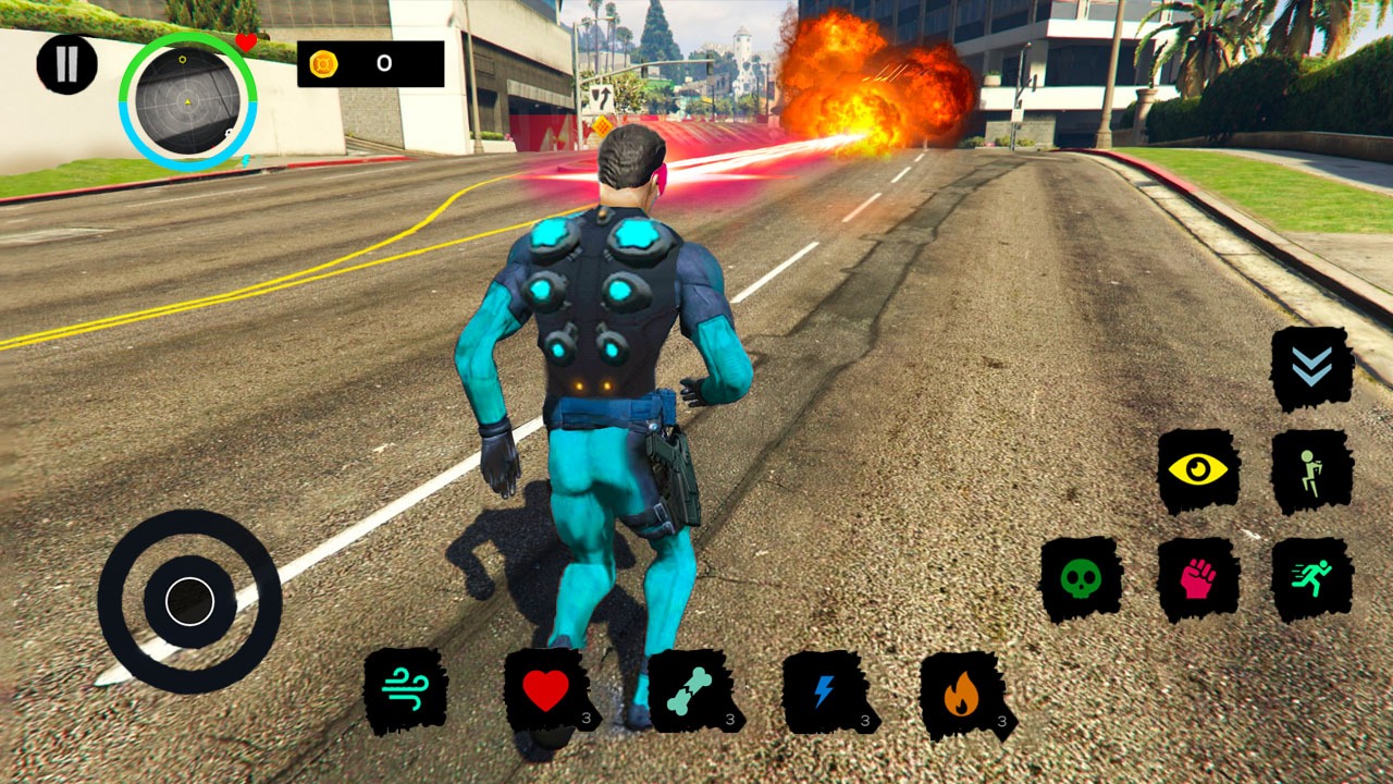 City Super Hero 3D: Flying Legend Warriors Deluxe Simulator