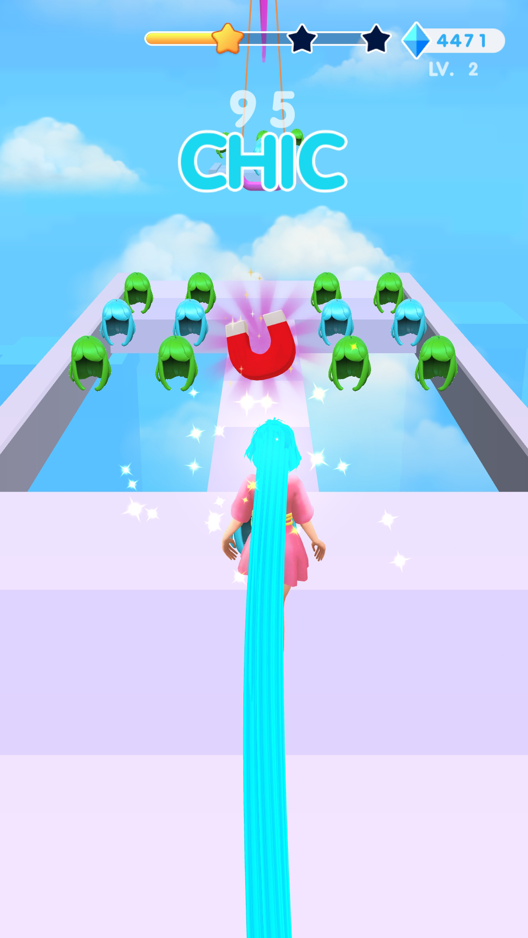 Dancing Hair: Music Race 3D