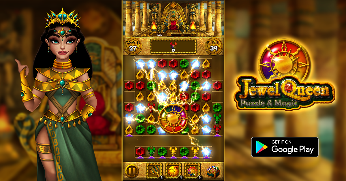 Jewel Queen: Puzzle &amp; Magic
