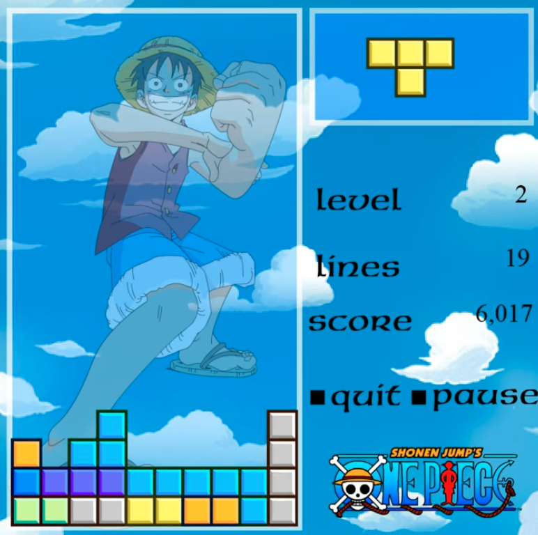 One Piece Tetris