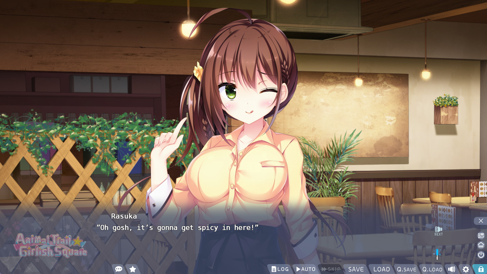 Animal Trail Girlish Square