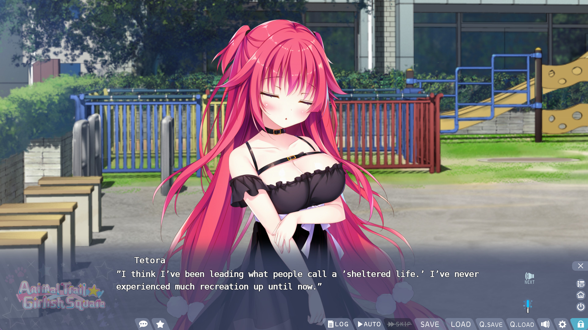 Animal Trail Girlish Square