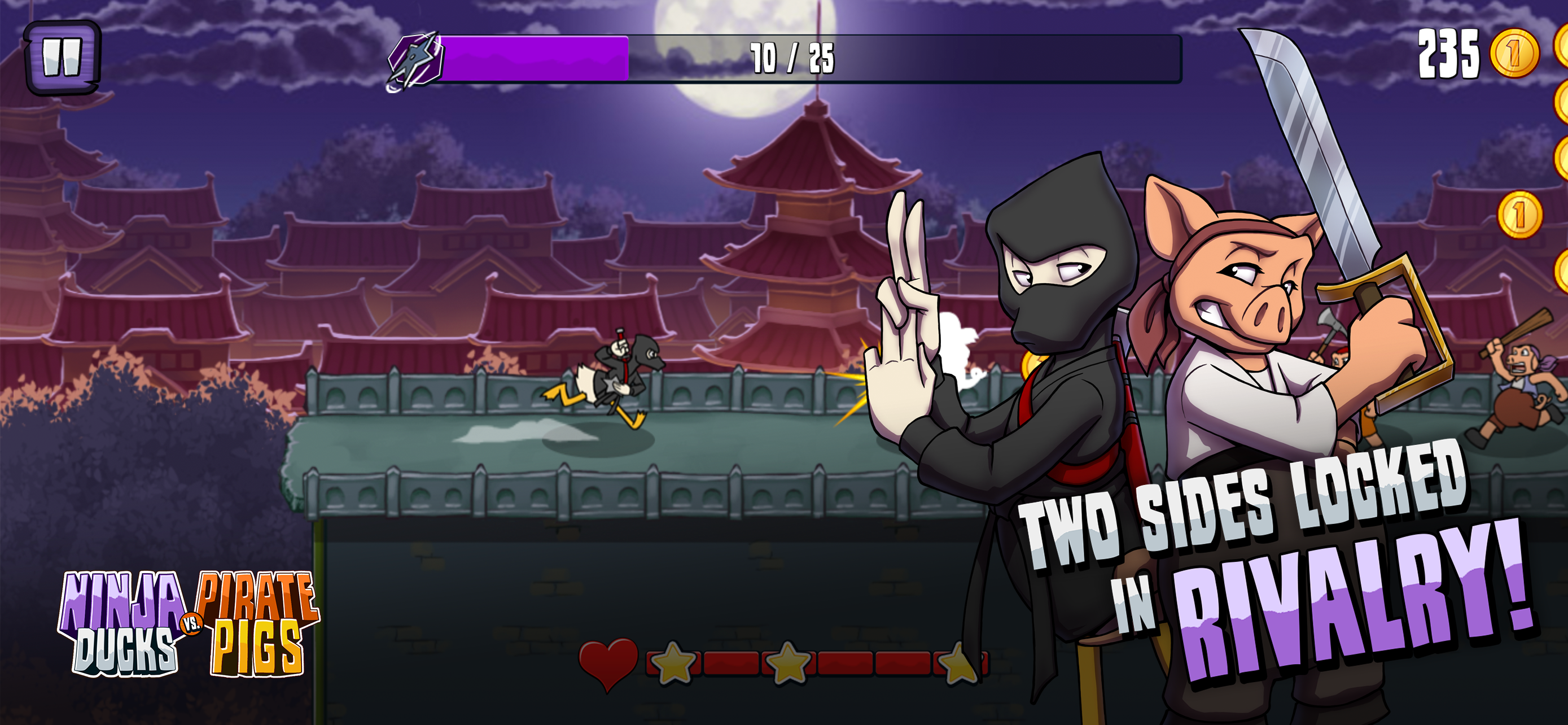Ninja Ducks vs Pirate Pigs