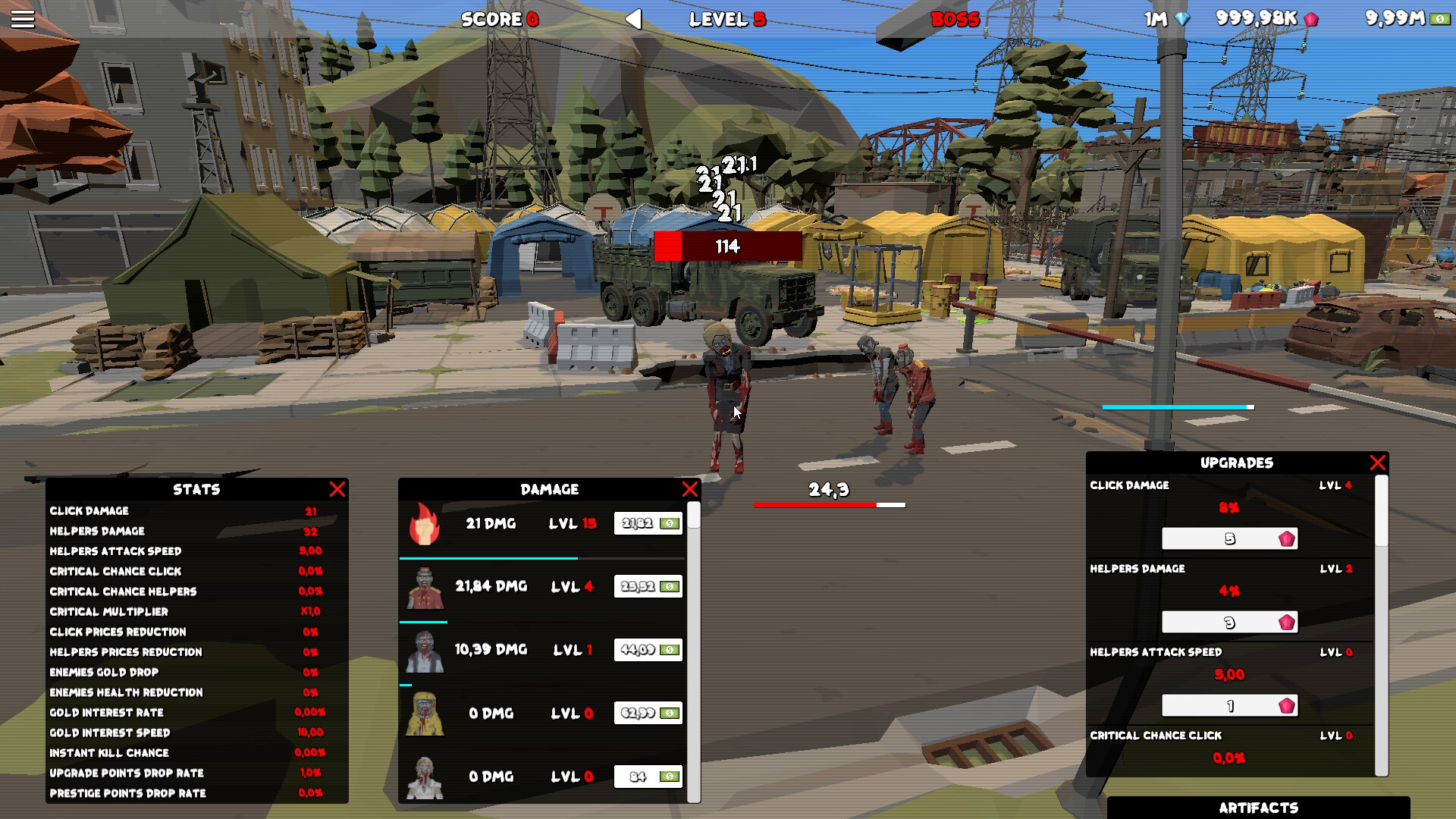 Idle Zombies Clicker