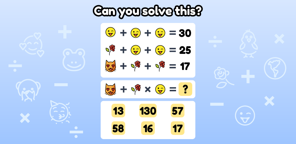 Solve This! Emoji Puzzle