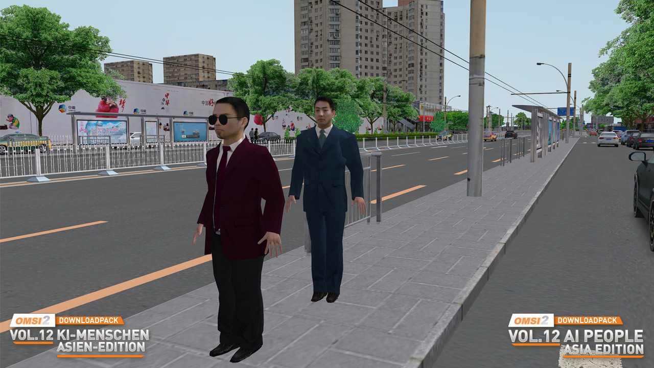 OMSI 2: Downloadpack Vol.12 – AI-People: Asia Edition