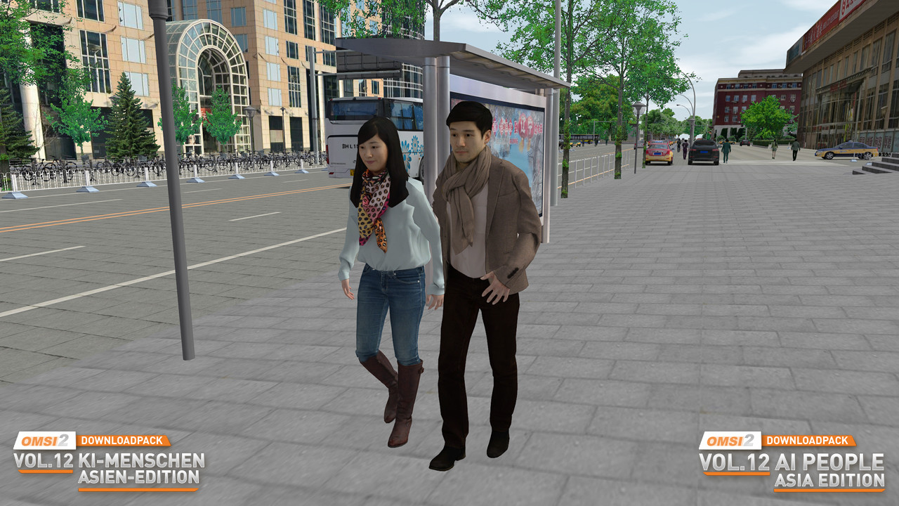 OMSI 2: Downloadpack Vol.12 – AI-People: Asia Edition