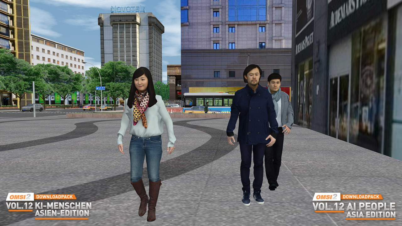 OMSI 2: Downloadpack Vol.12 – AI-People: Asia Edition