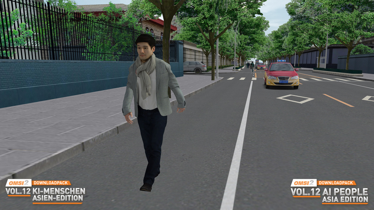 OMSI 2: Downloadpack Vol.12 – AI-People: Asia Edition
