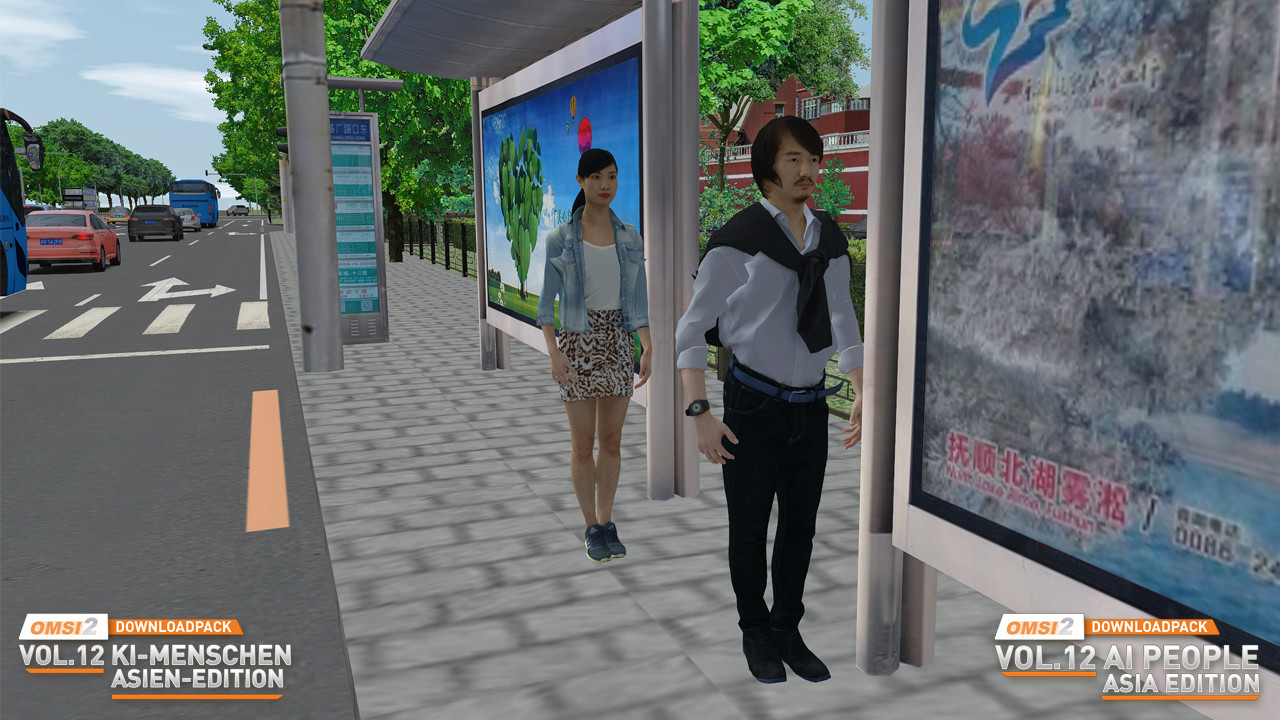 OMSI 2: Downloadpack Vol.12 – AI-People: Asia Edition