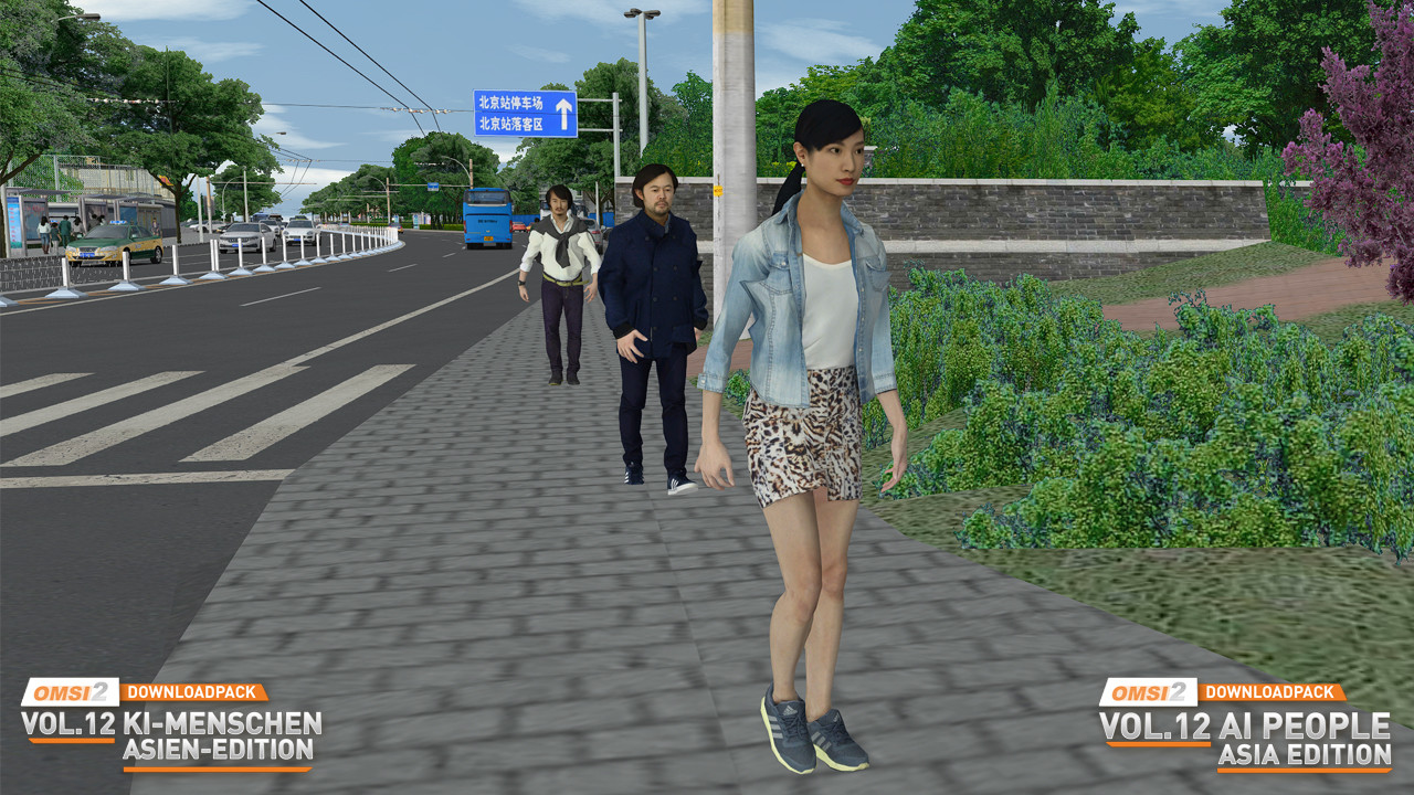 OMSI 2: Downloadpack Vol.12 – AI-People: Asia Edition