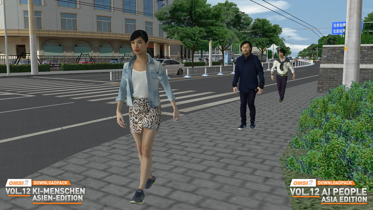OMSI 2: Downloadpack Vol.12 – AI-People: Asia Edition