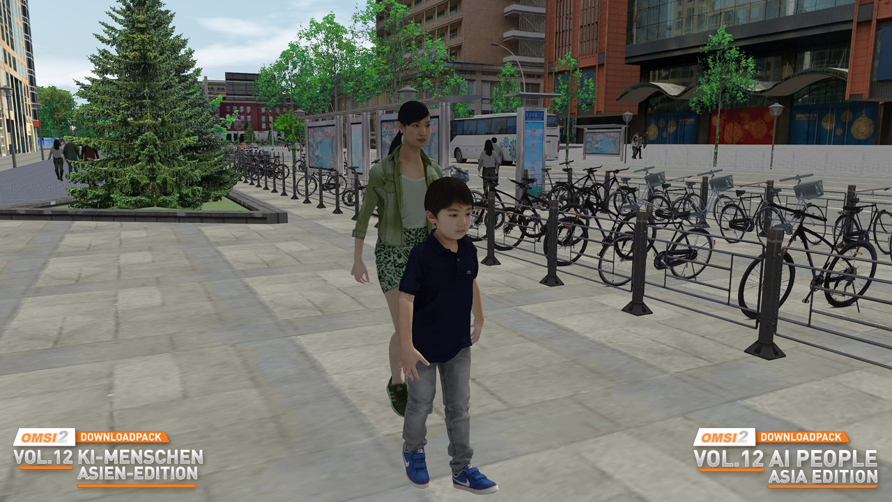 OMSI 2: Downloadpack Vol.12 – AI-People: Asia Edition