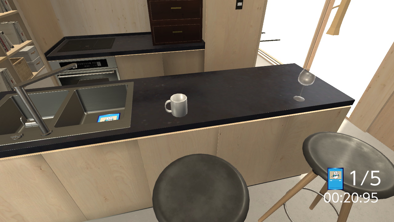 Escape game &amp; Card search game: R01m