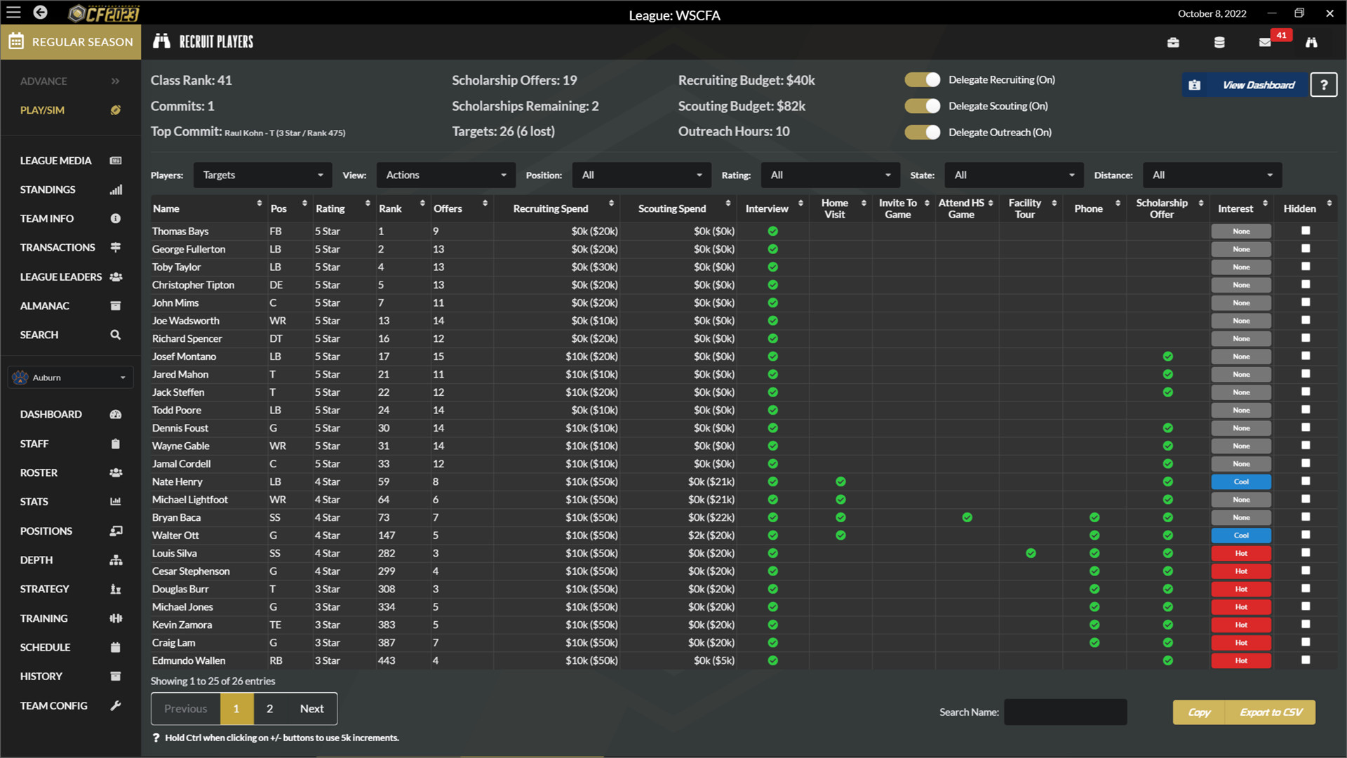 Draft Day Sports: College Football 2023
