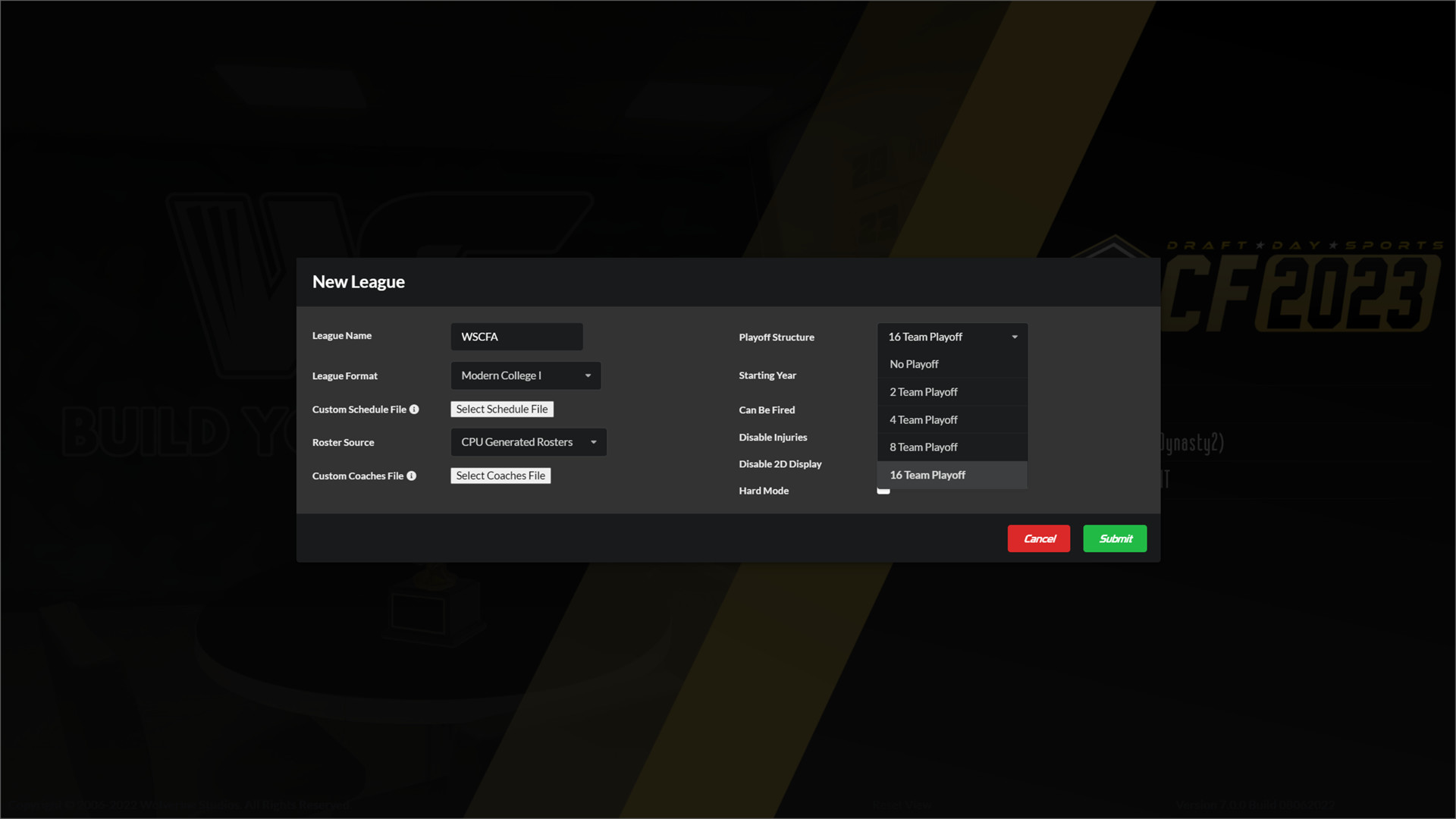 Draft Day Sports: College Football 2023