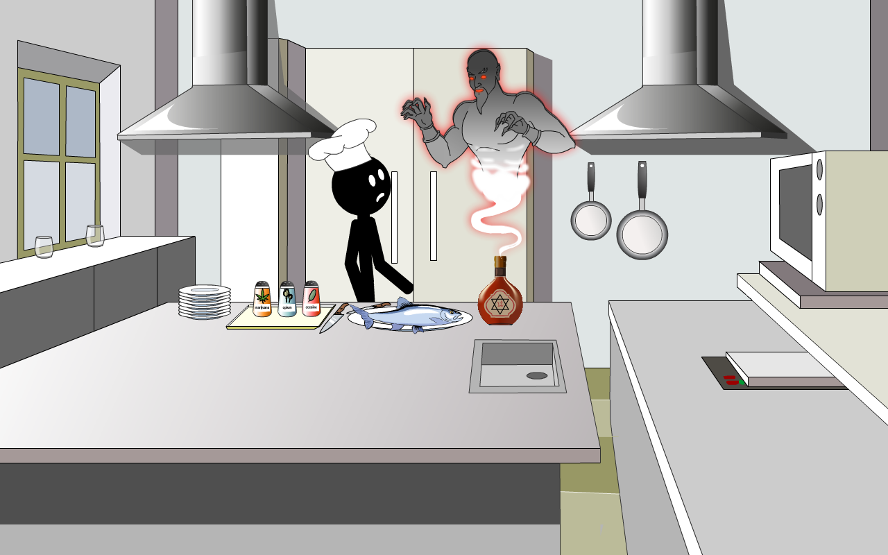 Stickman: Kill the Cook