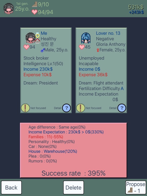 Age of Procreation DX