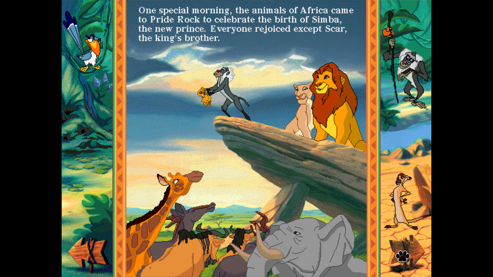 Disney’s Animated Storybook: The Lion King