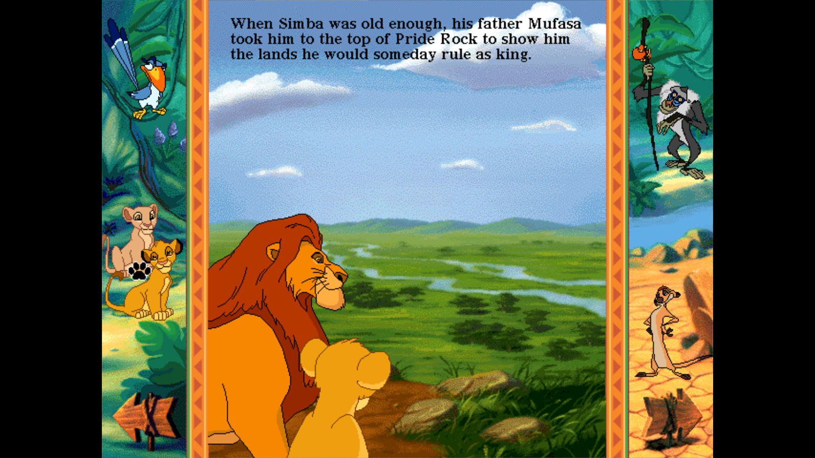 Disney’s Animated Storybook: The Lion King