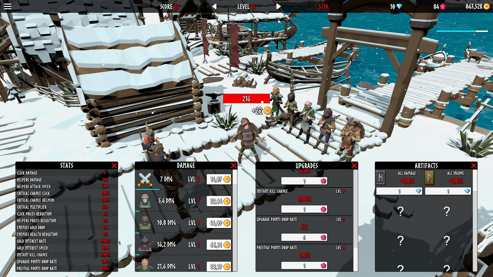 Idle Vikings Clicker