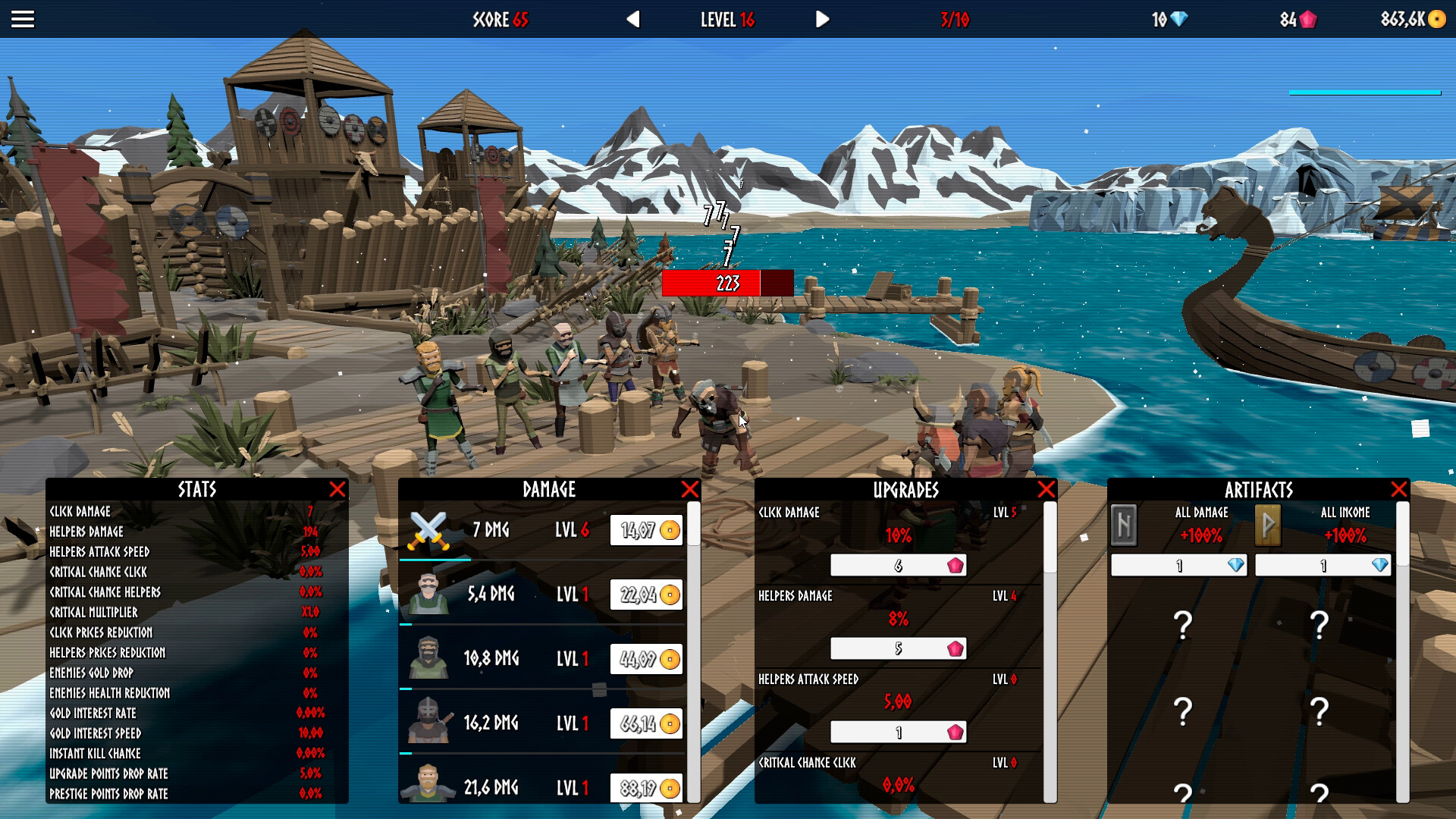 Idle Vikings Clicker