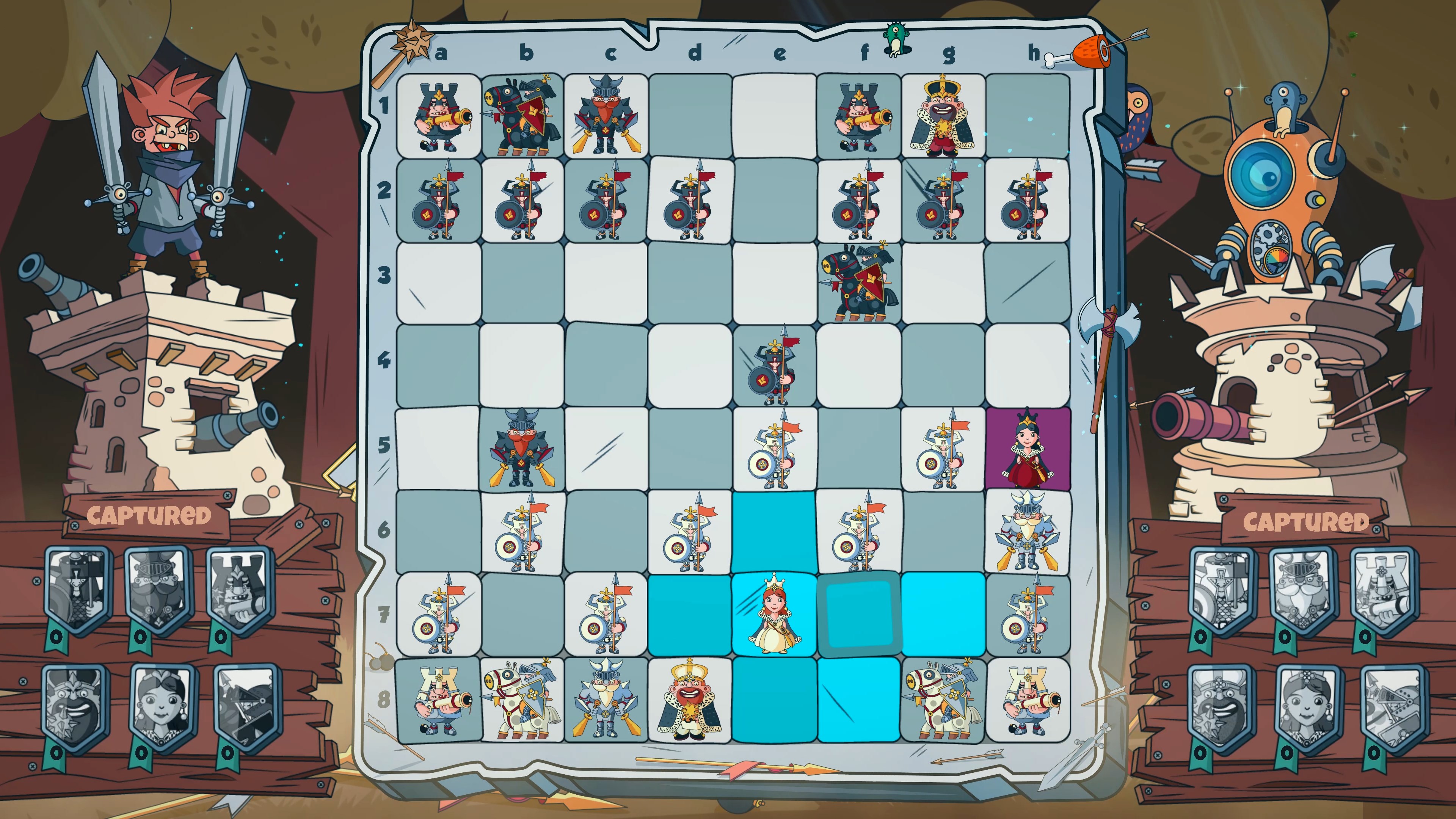 Cyber Protocol + Clumsy Rush + Brawl Chess