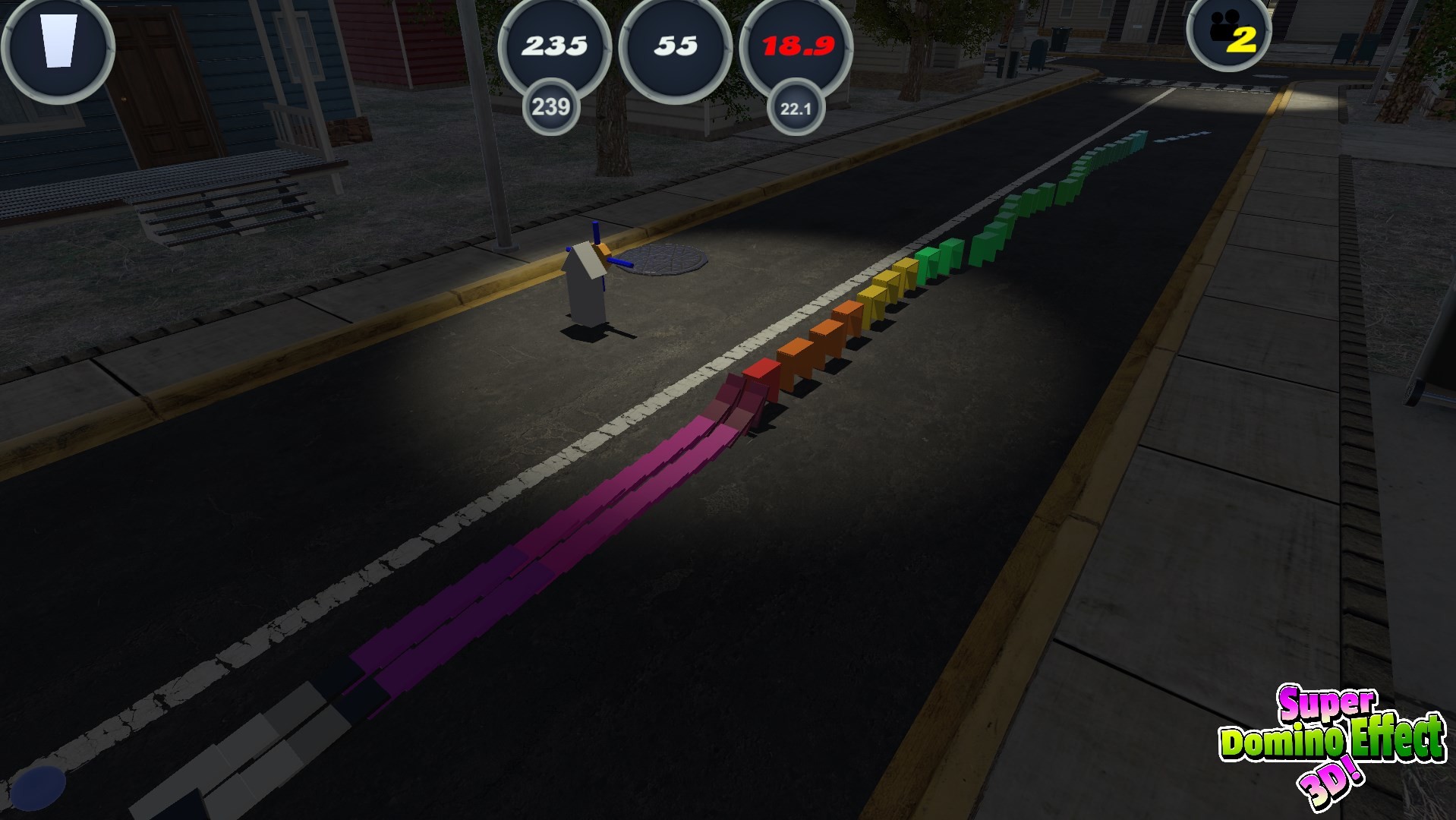 Super Domino Effect 3D