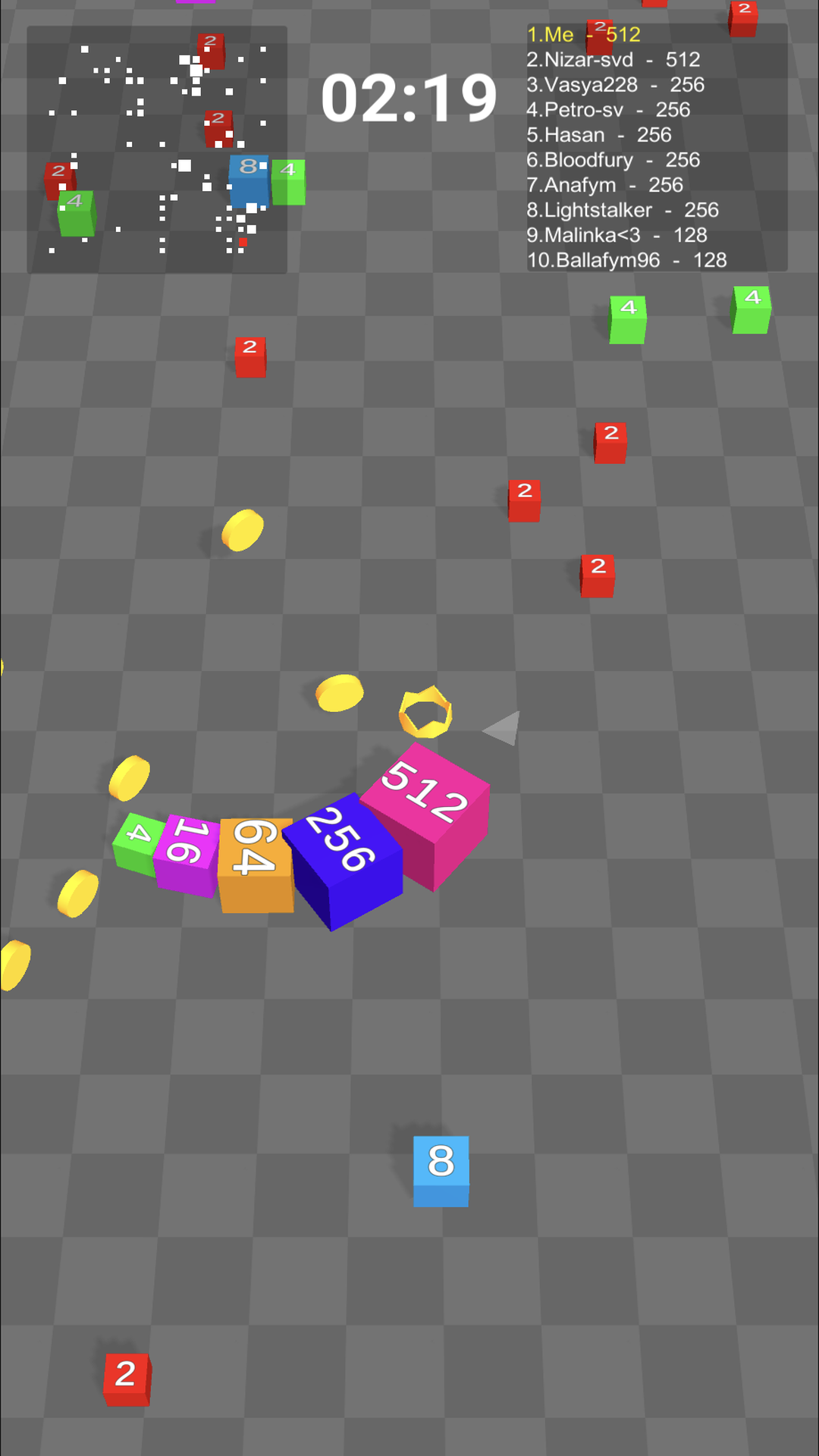 Cube Arena 2048: Merge Numbers