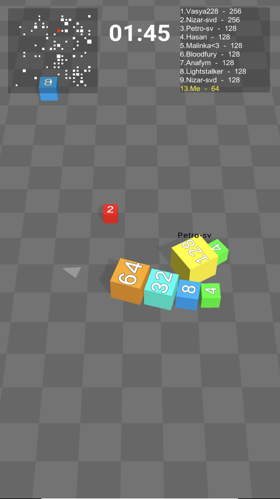 Cube Arena 2048: Merge Numbers