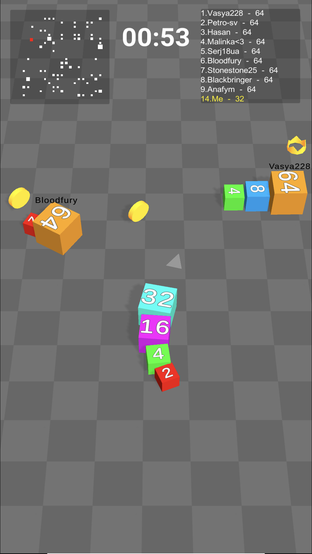 Cube Arena 2048: Merge Numbers