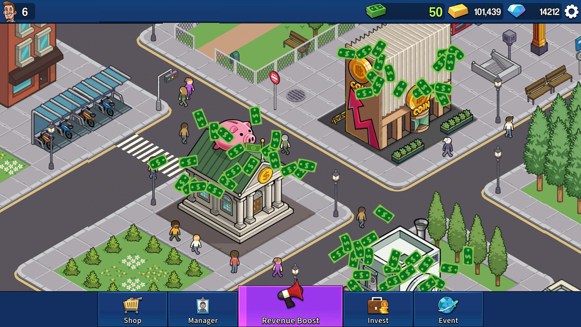Idle Billionaire Tycoon