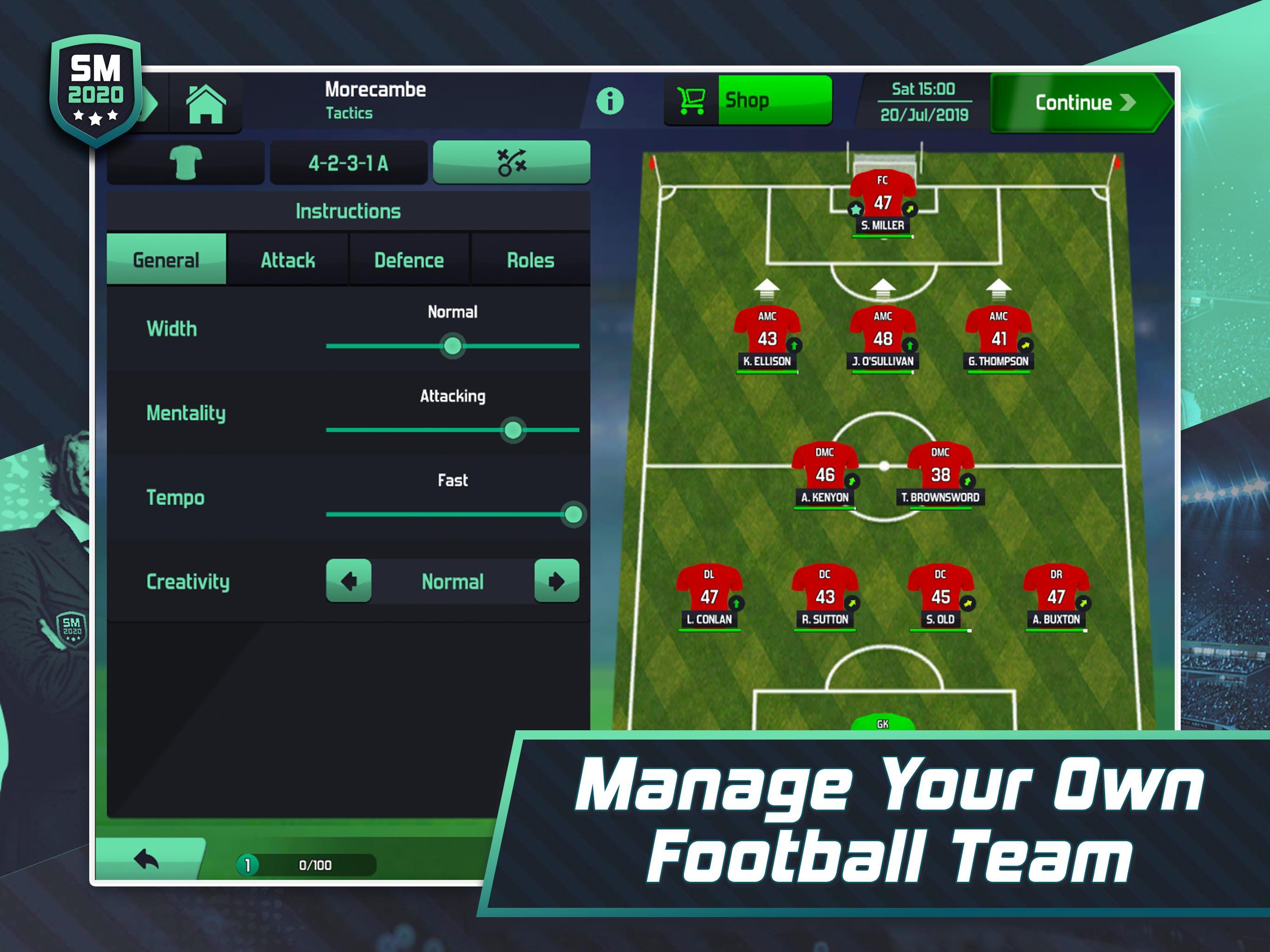 Soccer Manager 2020