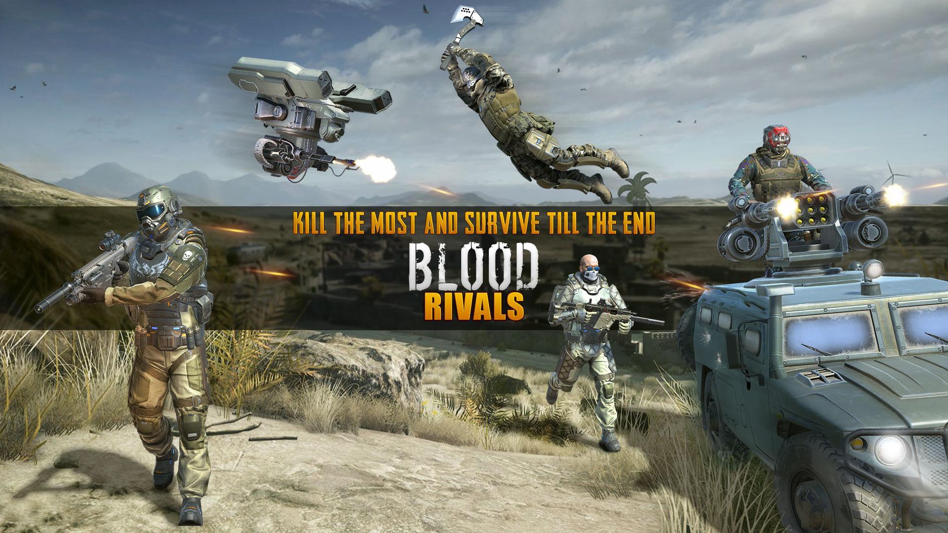 Blood Rivals: Survival Battleground Shooting Games
