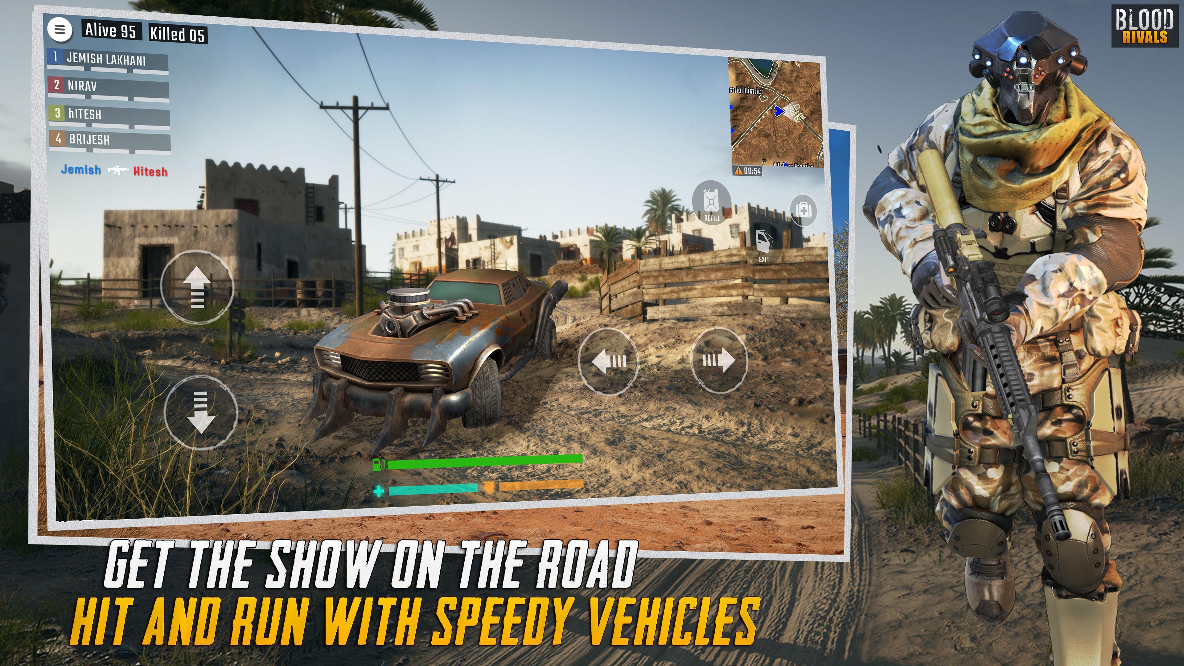 Blood Rivals: Survival Battleground Shooting Games