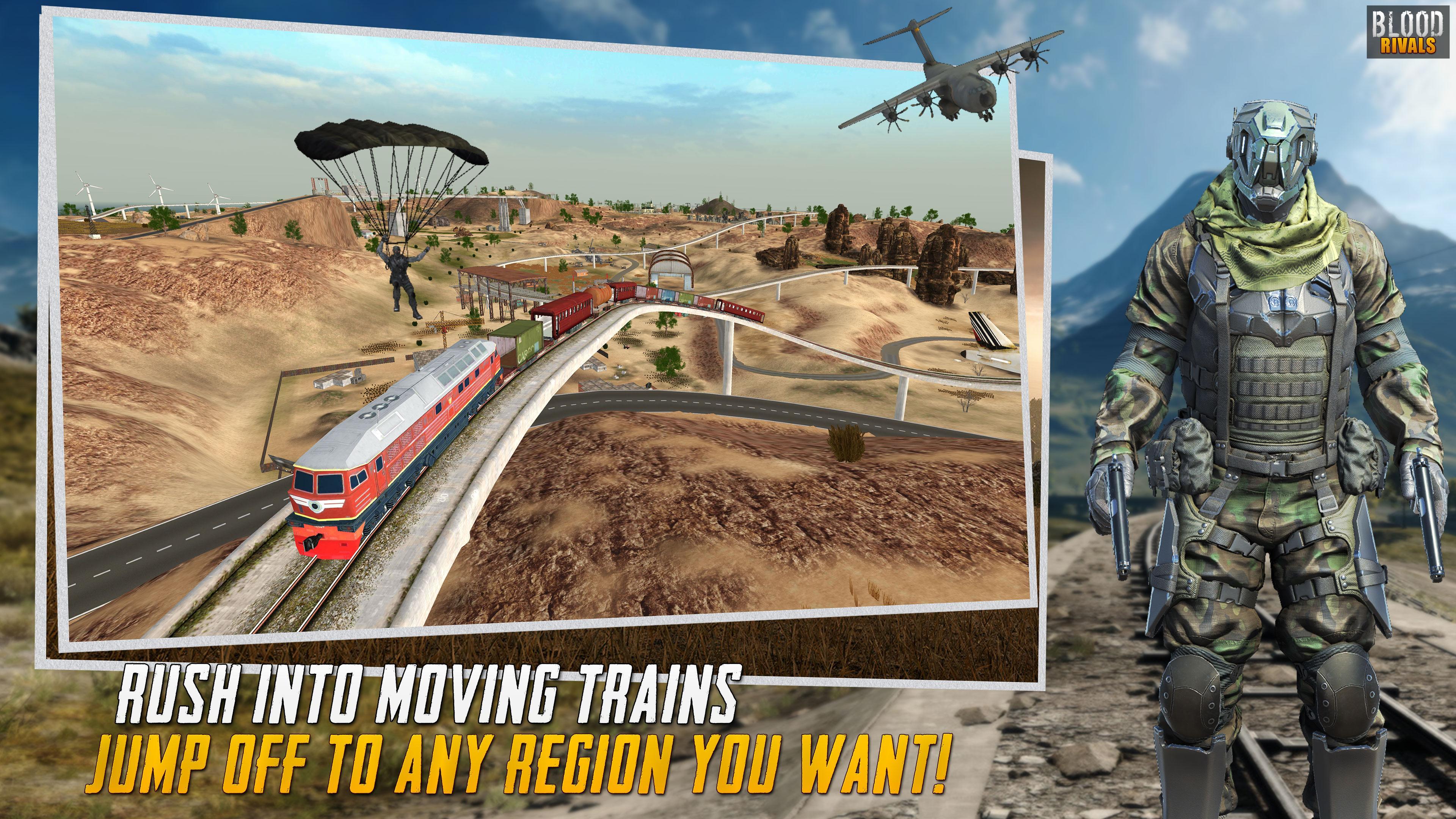 Blood Rivals: Survival Battleground Shooting Games