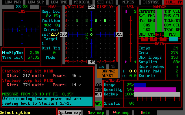 Star Fleet II: Krellan Commander