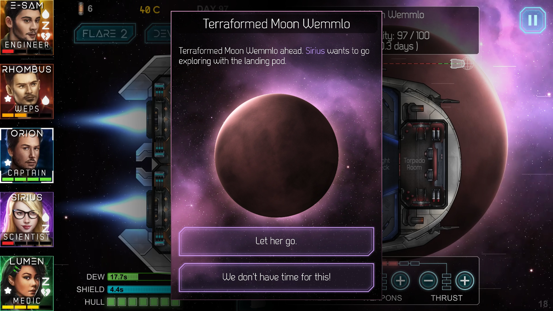 Heliconian: Starship Crew Control