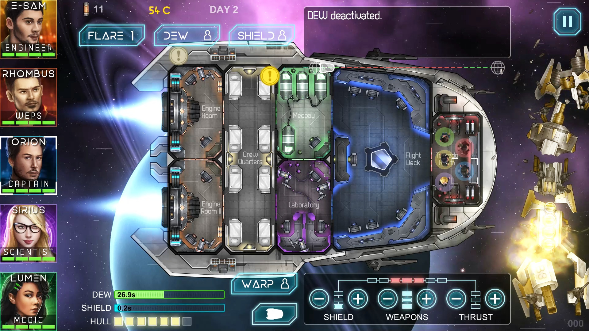 Heliconian: Starship Crew Control