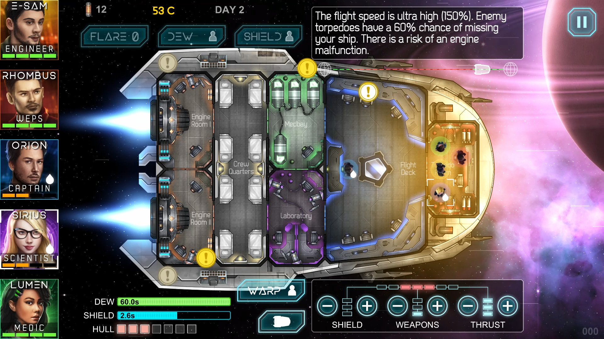 Heliconian: Starship Crew Control