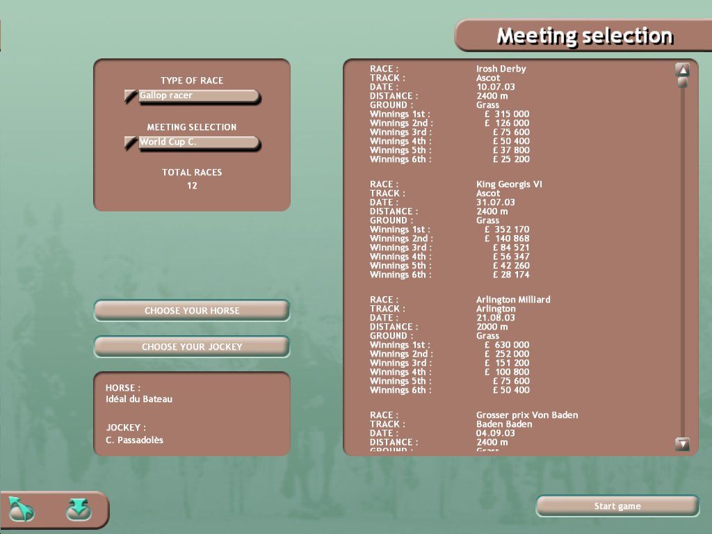 Final Stretch: Horse Racing Sim