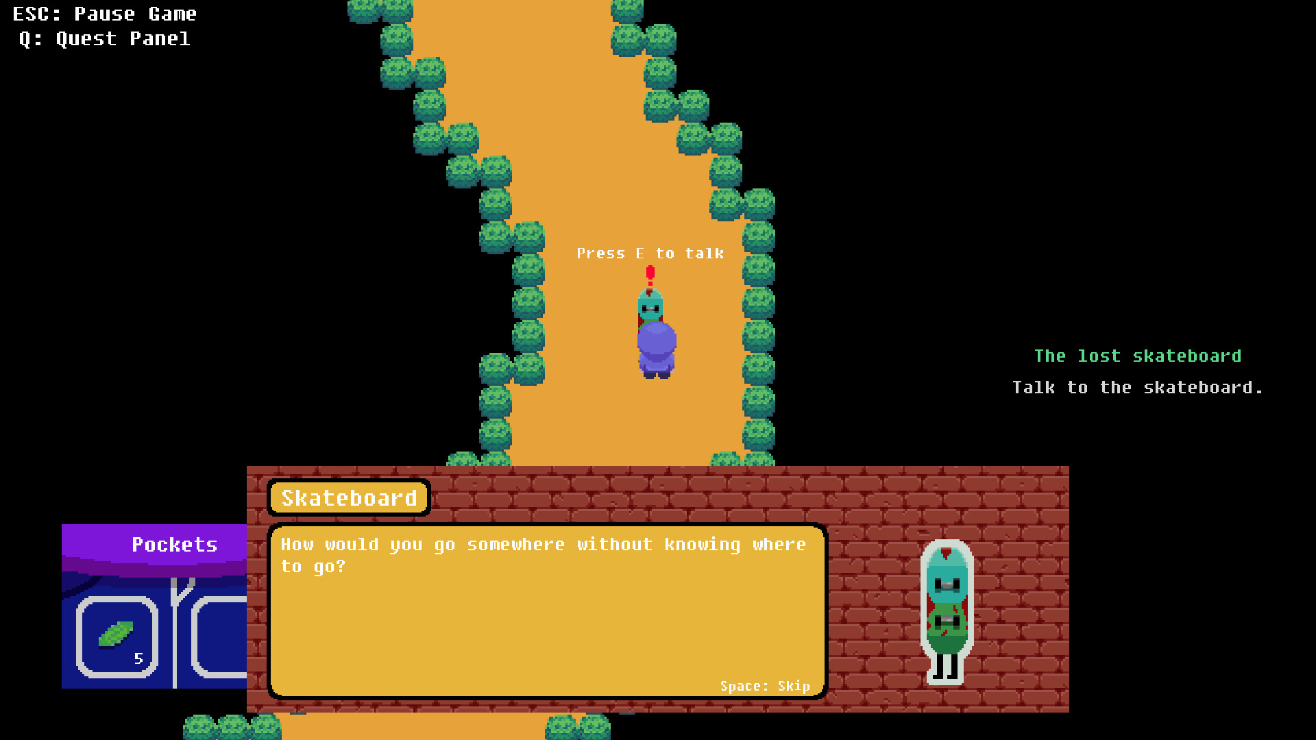 A Smooth Game Unlike Life