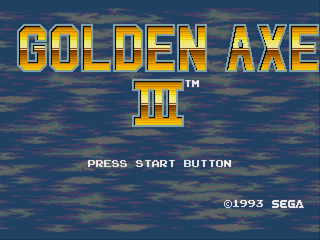 Golden Axe III Redux