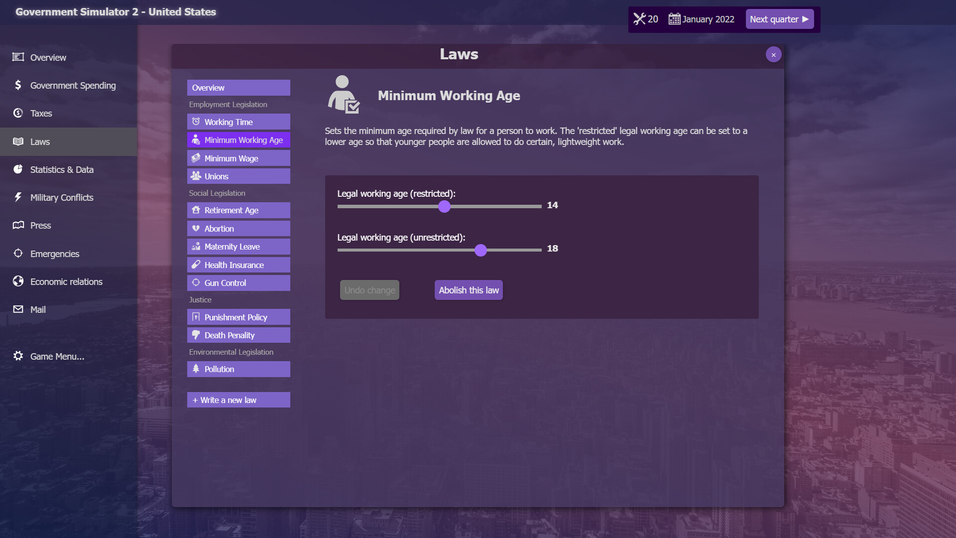 Government Simulator 2