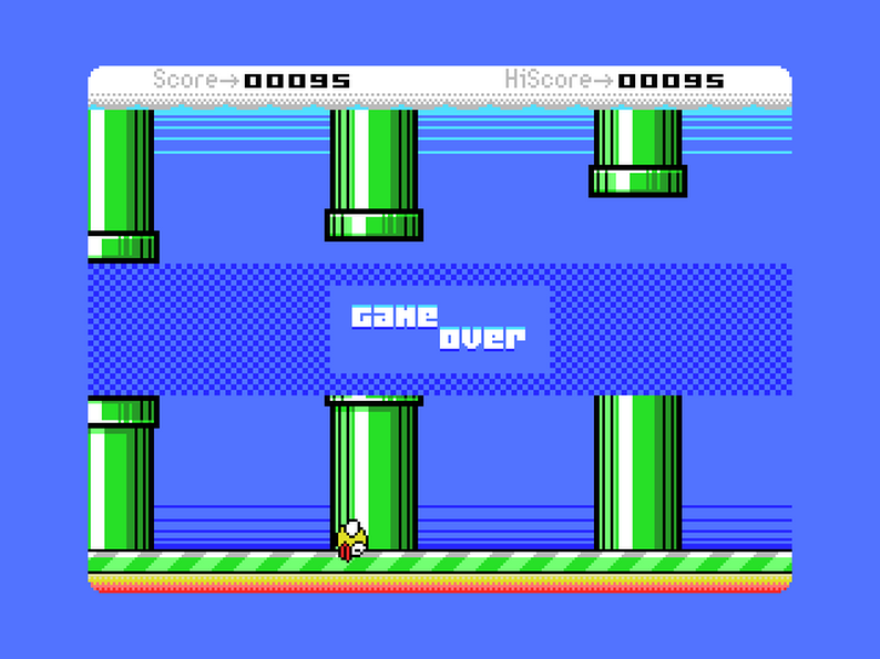 Flappybird for MSX